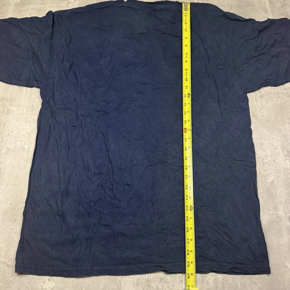 Vintage Las Vegas Nevada Card Poker Gambling Embroidered Shirt Navy Size XL